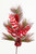 30" Berry Pinecone Cedar Spray - Red