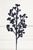 26" Midnight Blue Tinsel Berry Spray