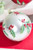 Holly Glass Ornament
White