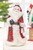 8" Glass Santa Ornament - Holding Box