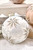 5" Frosted Starburst Glass Ornament - White Option
