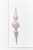 12" - 13" Iridescent Glitter Finial Glass Ornament - Round Option