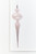 12" - 13" Iridescent Glitter Finial Glass Ornament - Finial Option