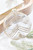 5" Gold Glitter Art Deco Glass Ornament - Round Option