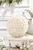 6" Glitter & Pearl Patterned Ball Ornament