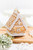 4.5" Glass Gingerbread House Ornament