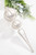 16" Pearl with Rhinestones Glass Finial Ornament - Style 2