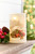 5.9" - 9.8" Nostalgic Christmas Glass Luminaries - Set of 3 - Small