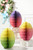 14"H Paper Honeycomb Ombre Egg, 3 Asst