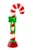 42" Mr. Christmas Illuminated Blow Mold Candy Cane - On White Background