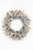 36" Deluxe Flocked Wreath With  Warm White LED Lights