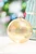 4" Gold Iridescent Ball Ornament
