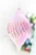 11" Pink Iridescent Drop Ornament