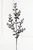 30" Black Glitter Eucalyptus Spray