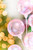 15" Pink Iridescent Ball Pick - Close-Up