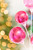15" Red Iridescent Ball Pick - Close-Up