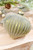 4.25" - 6" Light Green Ribbed Glass Ornaments - Onion Option