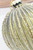 4.25" - 6" Light Green Ribbed Glass Ornaments - Detail