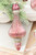 7.5" Blush & Champagne Glitter Glass Ornament - Medium Option