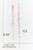 11.5" Iridescent Glass Icicle Ornament with the 9.75" Iridescent Glass Icicle Ornament