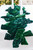 48" Green Velvet Sequin Bow Garland