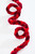 66" Red Velvet Sequin Braided Roping