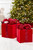 16" Red Velvet Sequin Gift Box shown with 12" Red Velvet Sequin Gift Box