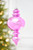 9" Hot Pink Pearlescent Finial Ornament