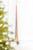 10" Champagne Glitter Icicle Ornament