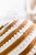 6" Brown and White Gingerbread Stripe Ball
Close up