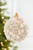 5" Embellished Pearl Glitter Ornament