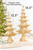 12.5" Resin Star Tree - Assorted Sizes
