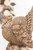 15.5" Resin Harvest Turkey with Gourd - Close-Up