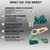 Case - Teal C9 Wonderful Faceted (500pcs)