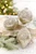 4" - 6" Taupe & Pearl Beaded Glass Ornament
