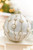 4" - 6" Pearl Embellished Glass Ornament - Ball Option