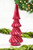 15" Red Mercury Glass Tree