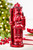 12" Red Glass Nutcracker - Staff Option