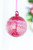 4" Iridescent Red Glass Ball Ornament