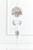 15" Glass Jewel Glitter Snowflake Finial
