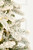 9' King Flocked Slim Tree with 900 Warm White LED Lights - Tree Tips