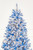 6.5' LED Blue Flocked Tree Top