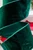 4" X 10 Yard Hunter Green Deluxe Velvet Ribbon - Close-Up