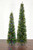 9' Slim Christmas Tree with 700 Color-Changing LED Lights - Multicolored Lights