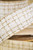 4" x 5 Yard Gold Embroidered Silver Velvet Ribbon - Close-Up