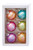 3" Pastel Iridescent Glass Ornaments - Box of 6 - Box