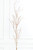 37" Glittered Sequin Champagne Branch Spray