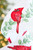 2.5" Cardinal with Eucalyptus Ribbon
Close Up