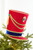 8" Nutcracker Velvet  Hat As a Tree Topper in a Tree