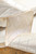 4" x 5 Yard Champagne Diamond Embroidery on Metallic Dupioni Ribbon - Back Detail